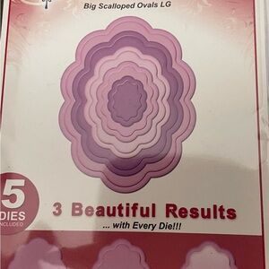 Spellbinders big scalloped ovals cutting dies.